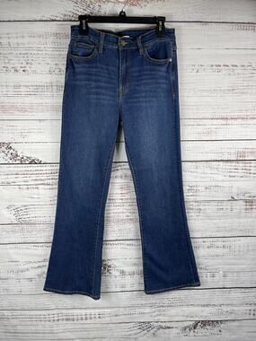 Habitual Casey Jeans Womens SZ 8 Blue Flare Stretch Denim High Rise 8/29 Classic